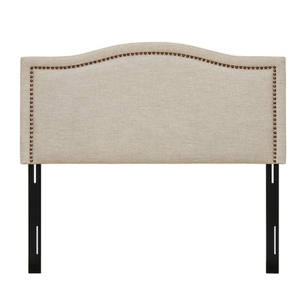 Madison Park Nadine Upholstery Headboard, King, Natural MP116-0354